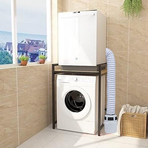 Miniatura 5 de VIWINVELA 3 EN 1 Kit de ventilación para secadora interior con cubo filtrante para secadoras eléctricas con conducto Proflex de doble capa de 4