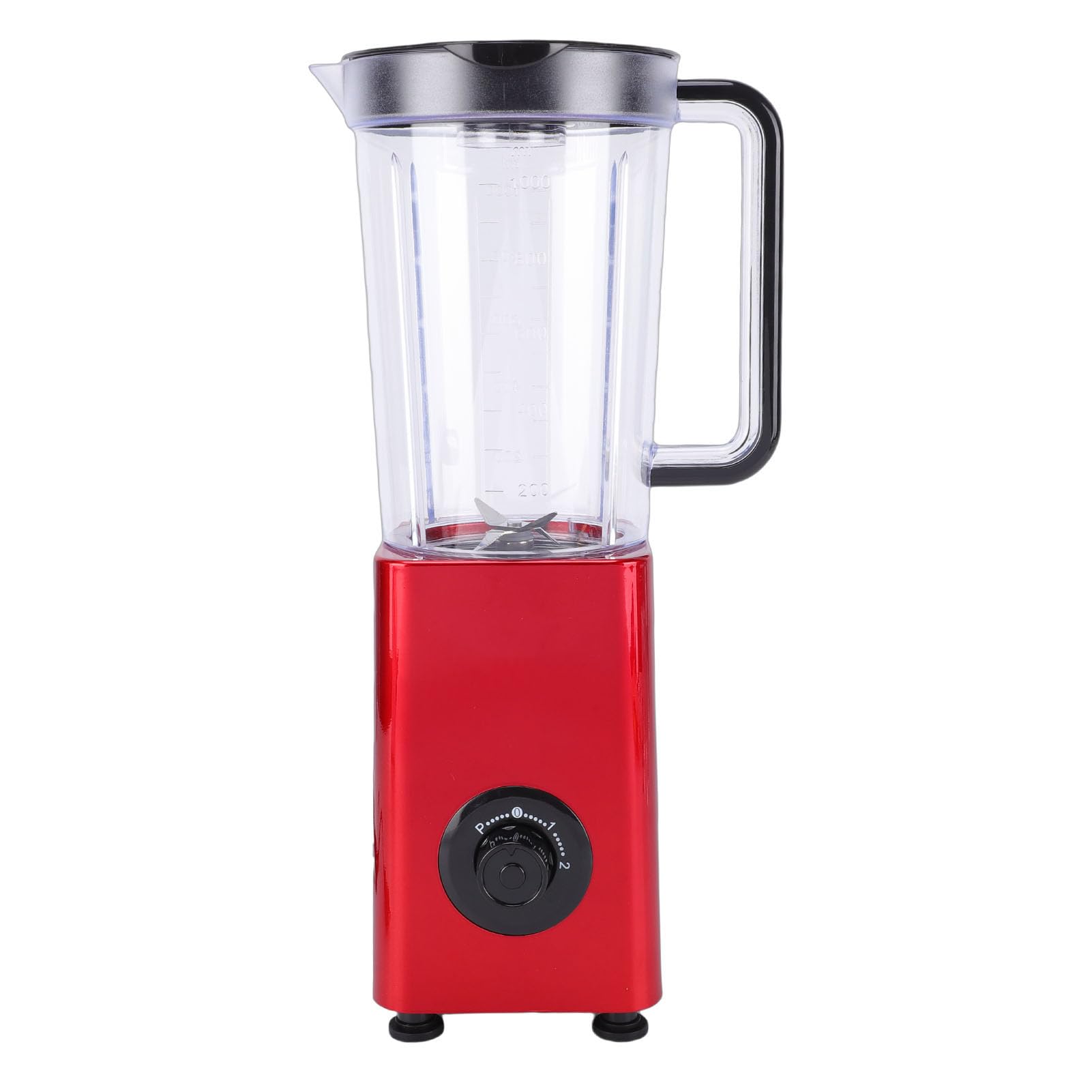 Blender, 300 W, 4 Ostrza ze Stali Nierdzewnej, pojemność 1000 Ml, 2 Ustawienia Prędkości, do Koktajli, Mrożonych Deserów, Mielenia Orzechów, do Użytku Rodzinnego (wtyczka UE)