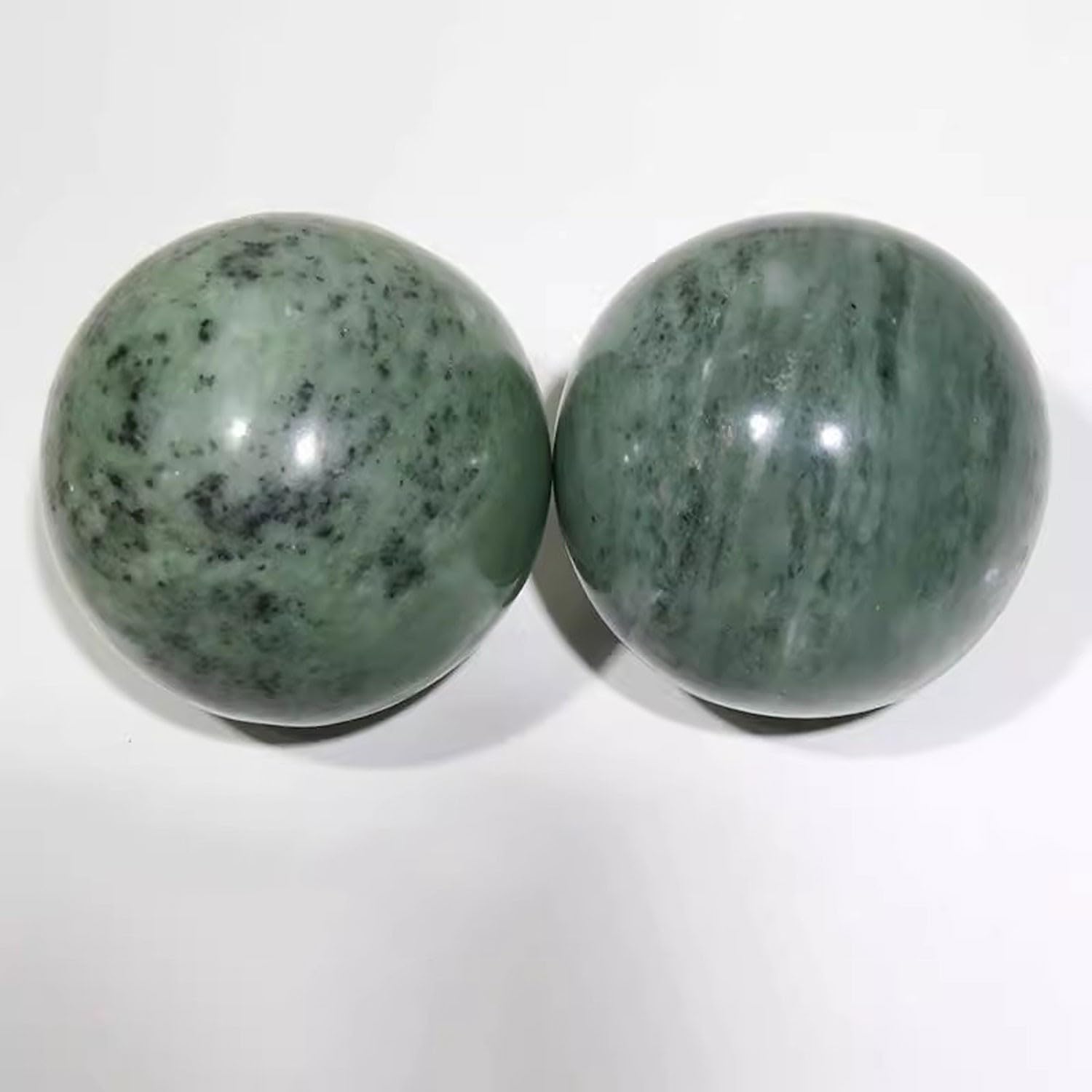 BBAUER palline massaggio pallina antistress palline cinesi Light Baoding Balls Health Crystal Stress Exercise Balls per alleviare lo stress, esercizio fisico e terapia della mano(Color:A,Size:50mm)