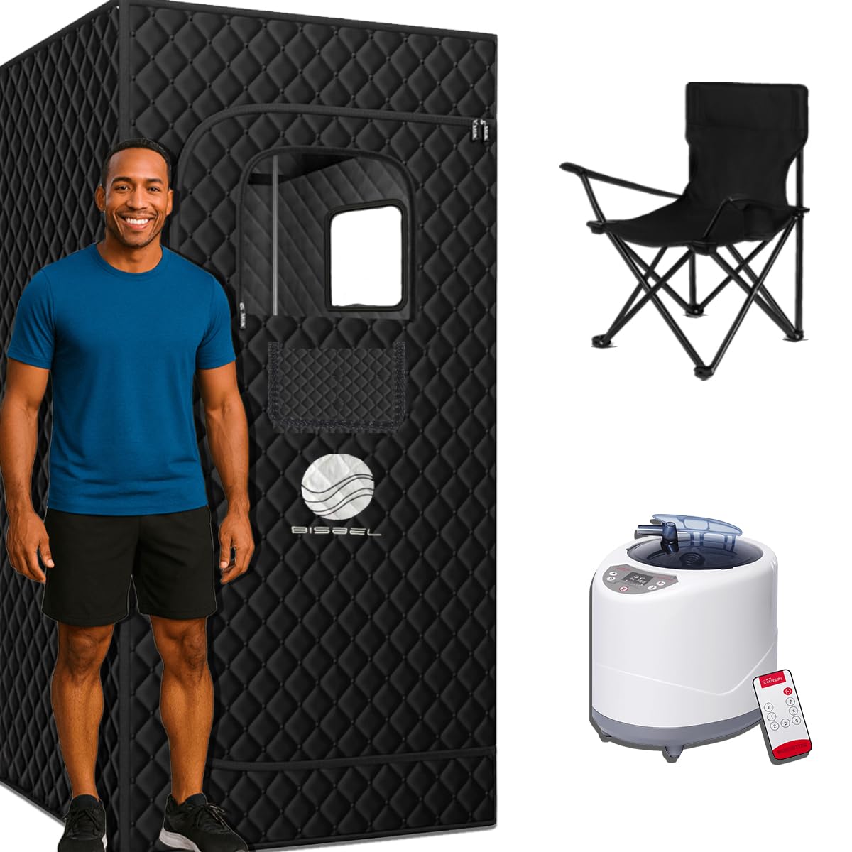 Sauna Bisbel a Vapor Portátil úmida Relaxamento Residencial