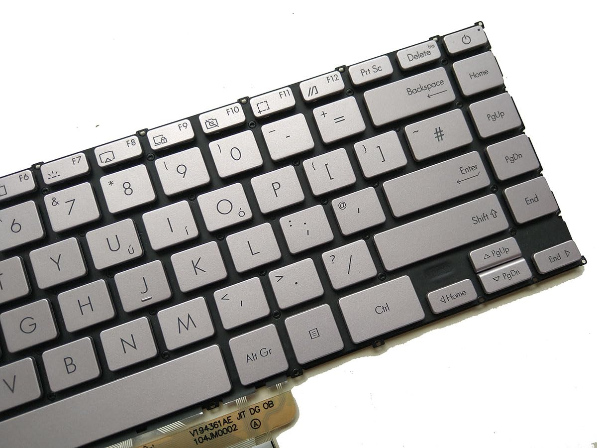 Clavier d'ordinateur portable rétroéclairé UK pour ASUS ZenBook UX325 UX325JA UX325EA UX325J U3700 XUXF3000E UX325E clavier couleur or rose