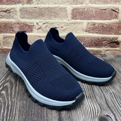 Women's Slip On Sneakers - Lightweight Comfortable Athletic Walking Shoes for Casual Gym Workout Running2