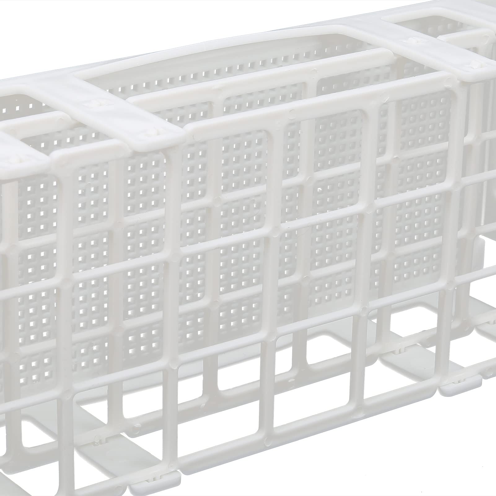 Soporte de Plástico para Tubos de Ensayo, Desmontable, 30mm x 21 Orificios