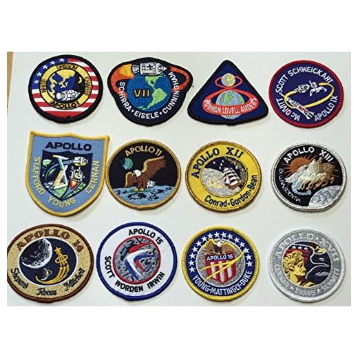 NASA Apollo Mission Patch Set