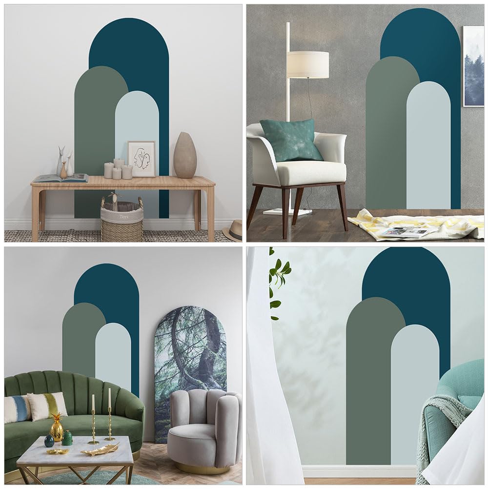 Uonlytech Adesivi Adesivi Decalcomania Della Parete Ad Forma Geometrica Buccia E Carta Parati Autoadesiva Adesivo Rimovibile Decorazione Murale Boho Per Soggiorno