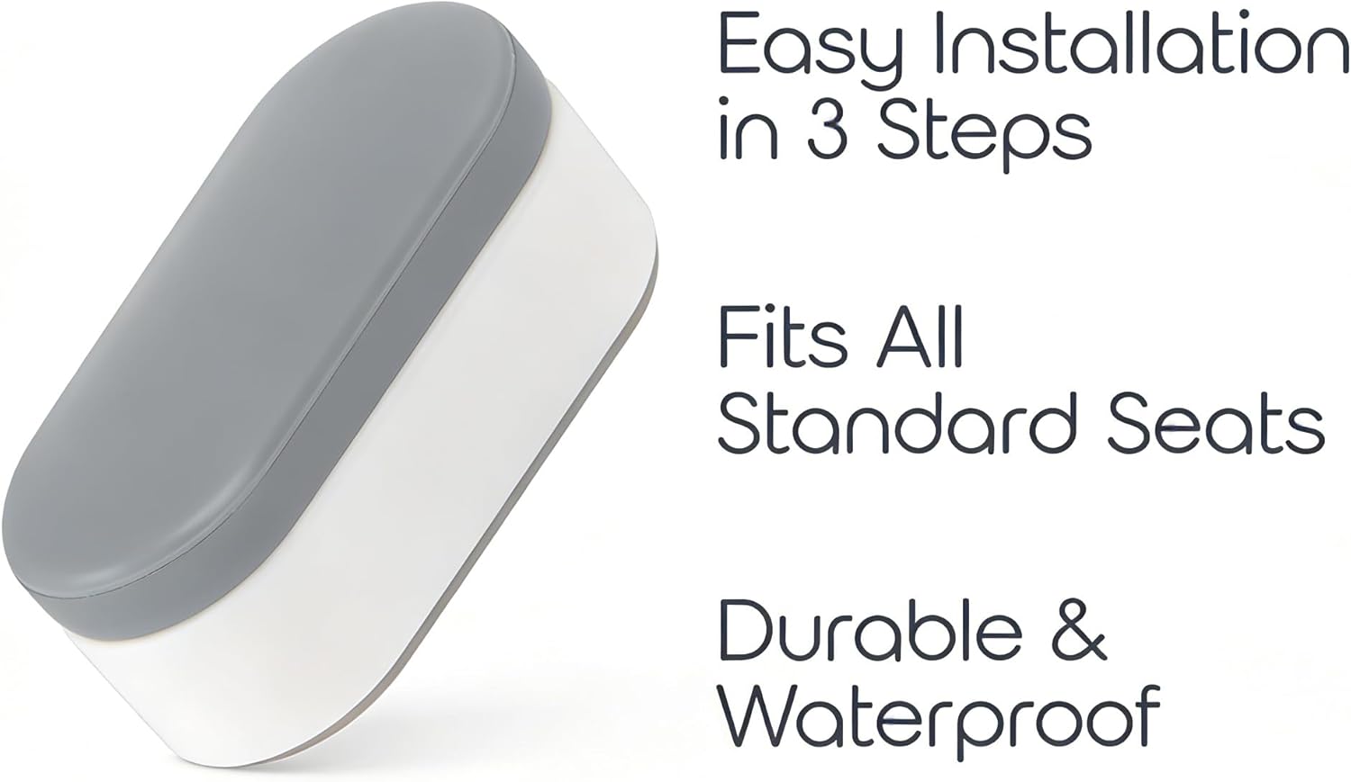 5-Pack Toilet Seat Bumpers for Bidet - Non-Slip Pads to Stop Sliding & Wobbling, Even Weight Distribution to Protect Seat & Bowl