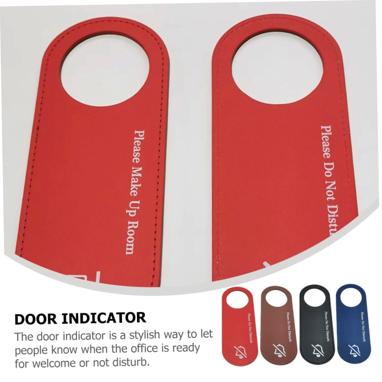 SHINEOFI 5 Series No Molestar Señal Door Seal Señal De Descanso De Signo De La Oficina Muro Condujo es Para Puertas De Oficina De Puerta No Molestar 4 Piezas X 5