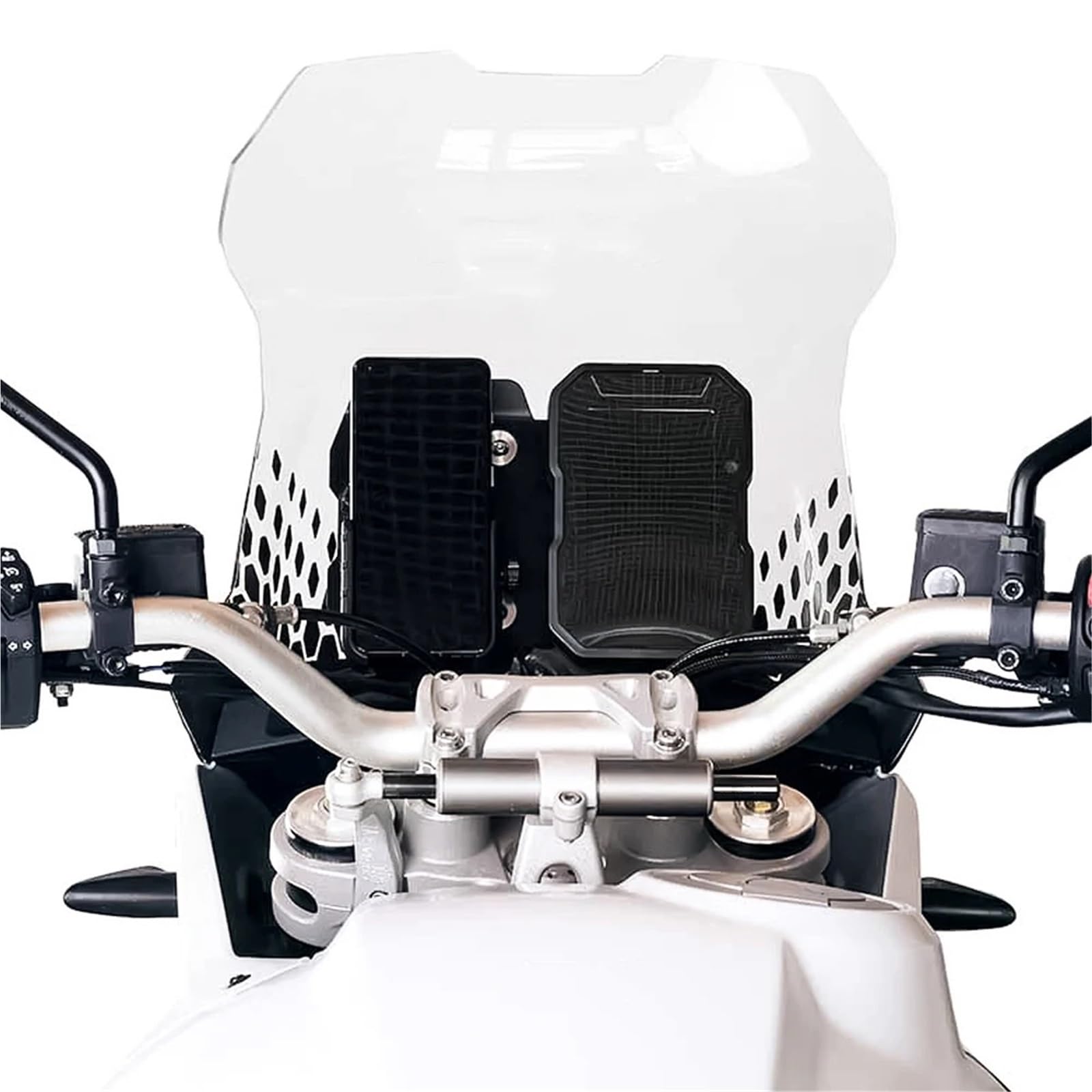 Motocyklowy uchwyt nawigacyjny GPS Uchwyt Do telefon komórkowy do Do do Ducati DesertX, antywstrząsowy, ze stabilizatorem GPS i nawigacją 2023- Uchwyt GPS
