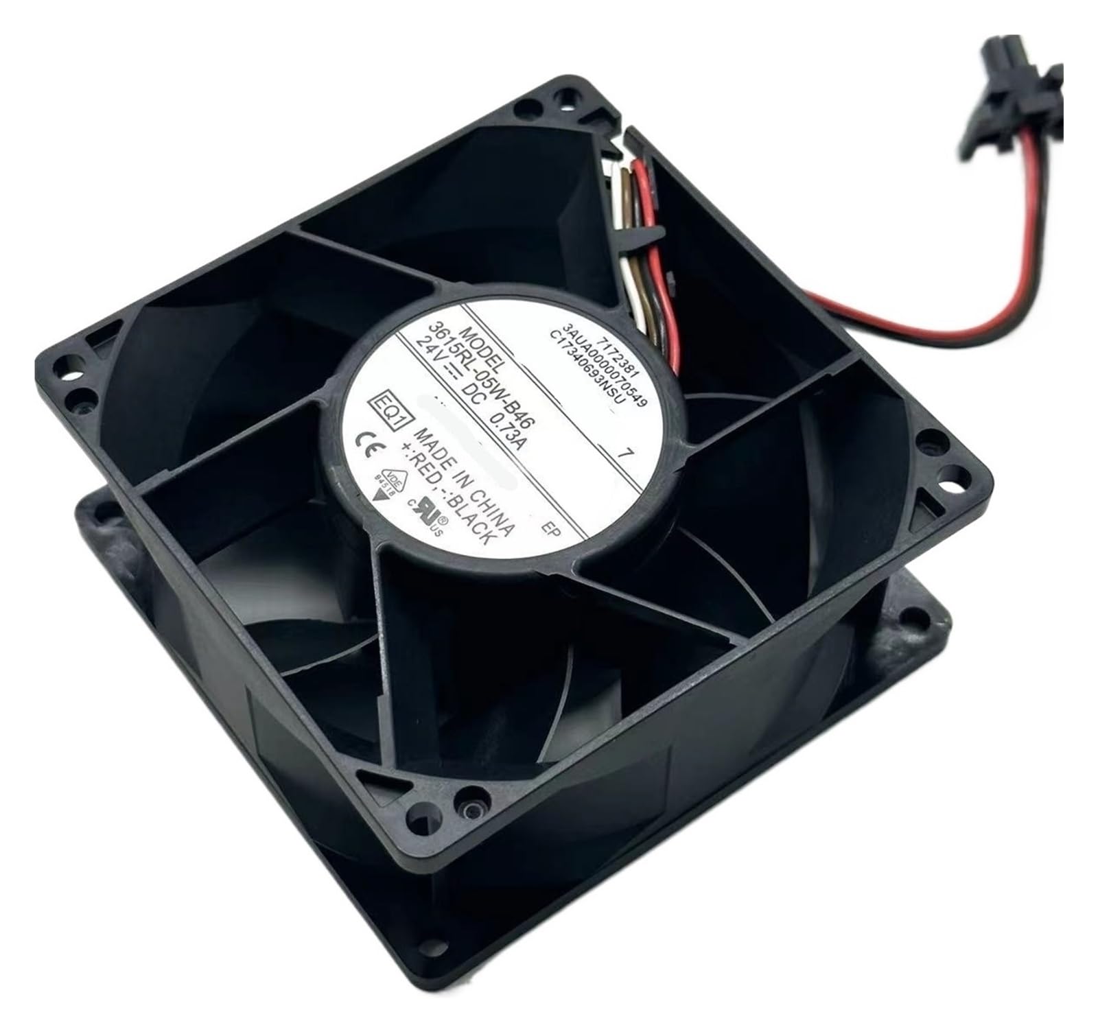 EAHWCXSD 3615RL-05W-B46 EQ1 EQ2 24V 0.73A 92x92x38mm 4-wire Cooling Fan