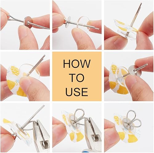 Miniatura 3 de PH PandaHall 60 juegos de juntas de pasador de chaveta, 6 tamaños, articulación de oso de peluche, articulaciones de cuerpo, juntas de seguridad de