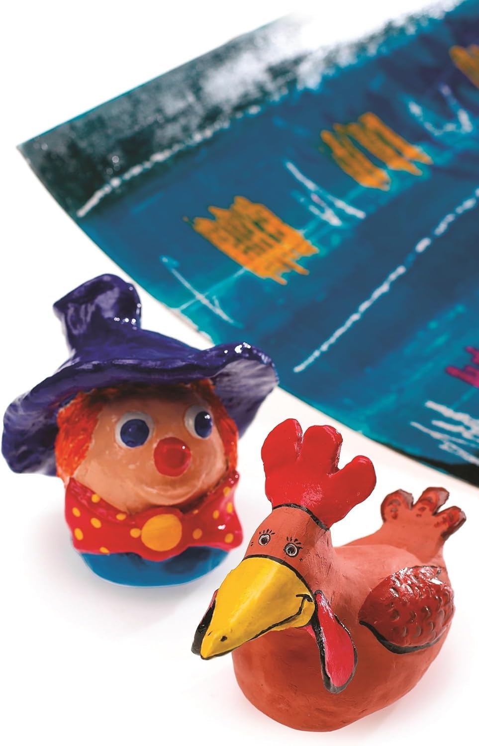 Pâte à modeler - Naturelle - Blanche - Autodurcissante - Enfant - Darwi - 1kg - Jeux - Jouets