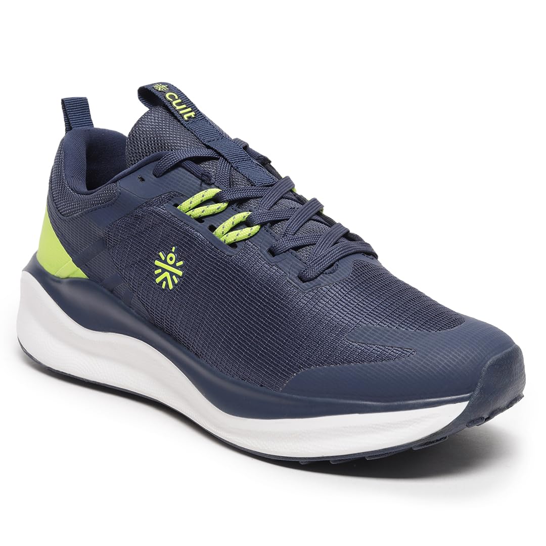 Buy CULT Mens Zyro Running Shoes (Navy/Green-UK6) at Amazon.in