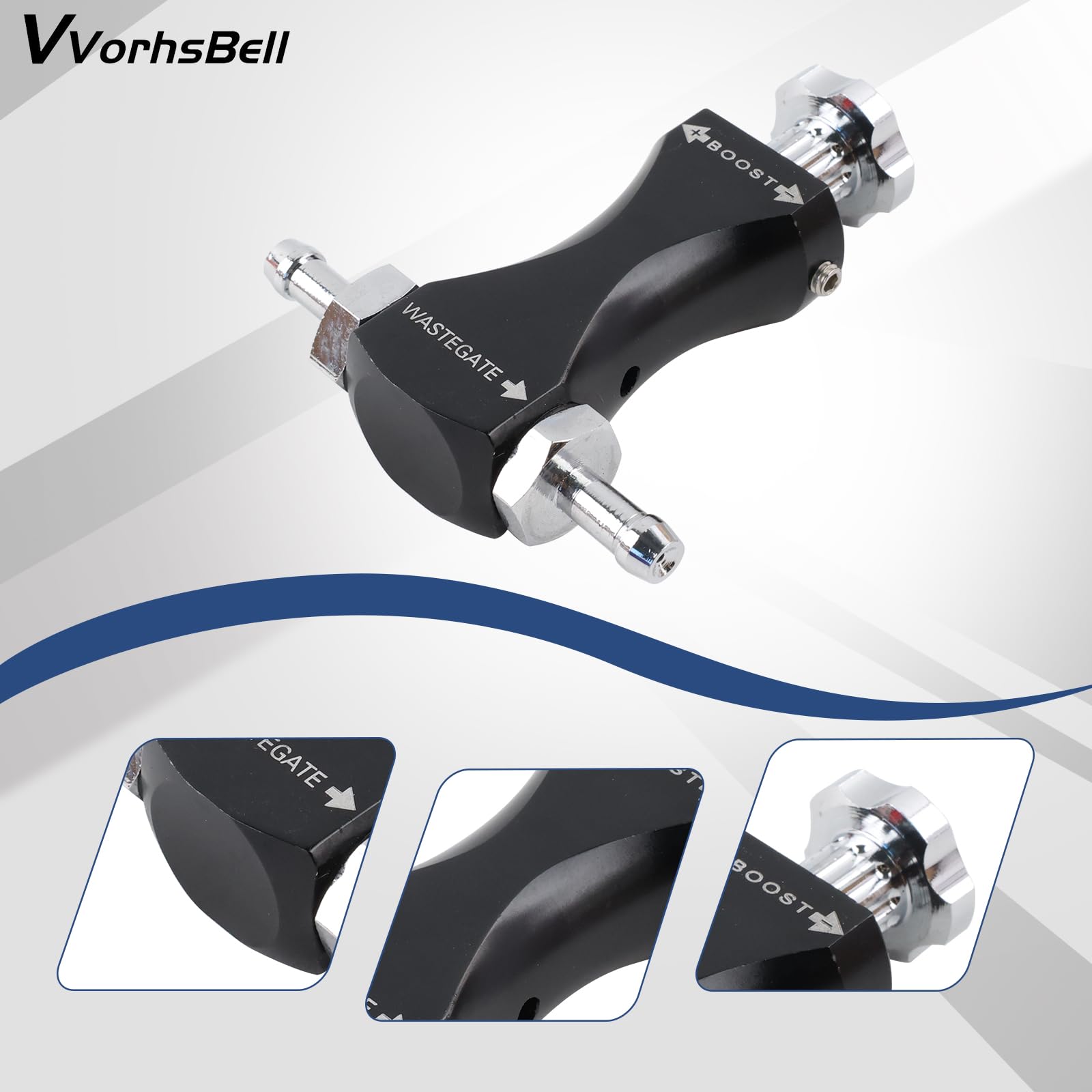 Vanne de commande manuelle du turbo Régulateur de pression turbo universel pour voitures, contrôleur turbo performant, conception légère et installation facile