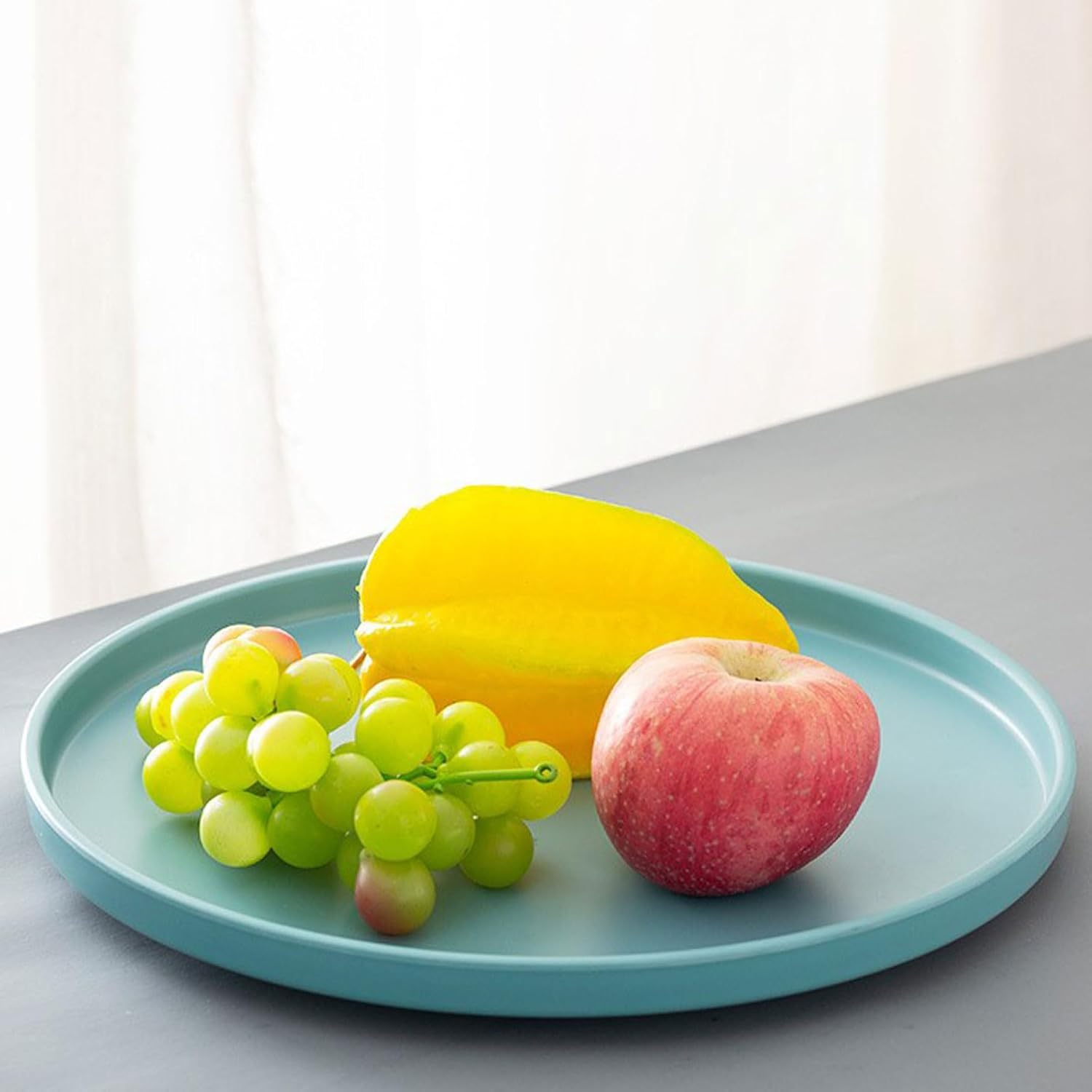 ディナープレート 模造磁器プレート家庭用プラスチック丸皿レストラン洋皿収納プレートスナックプレート食器 皿