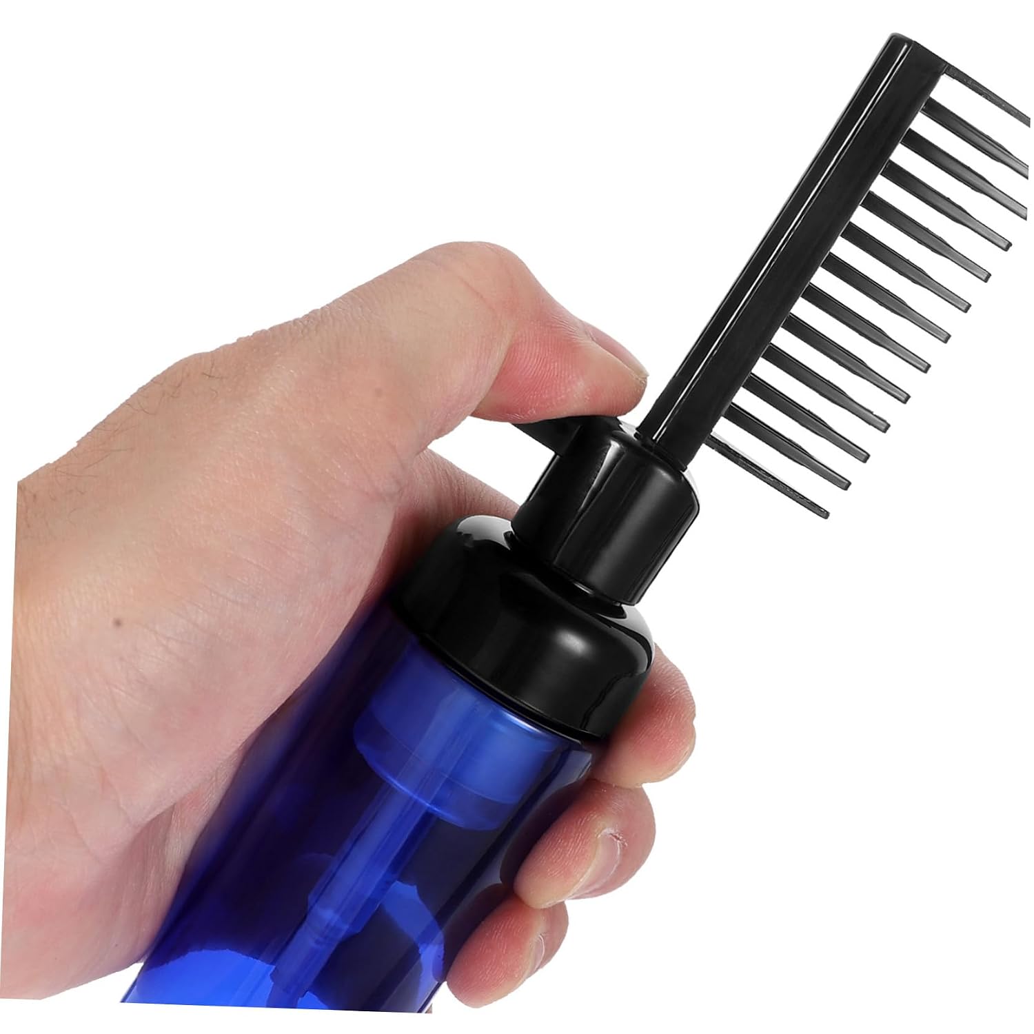 3pcs Detachable Hair Dye Applicator Bottles Color Applicator for Salon Hair Coloring Portable Foam Pump Design and Purple