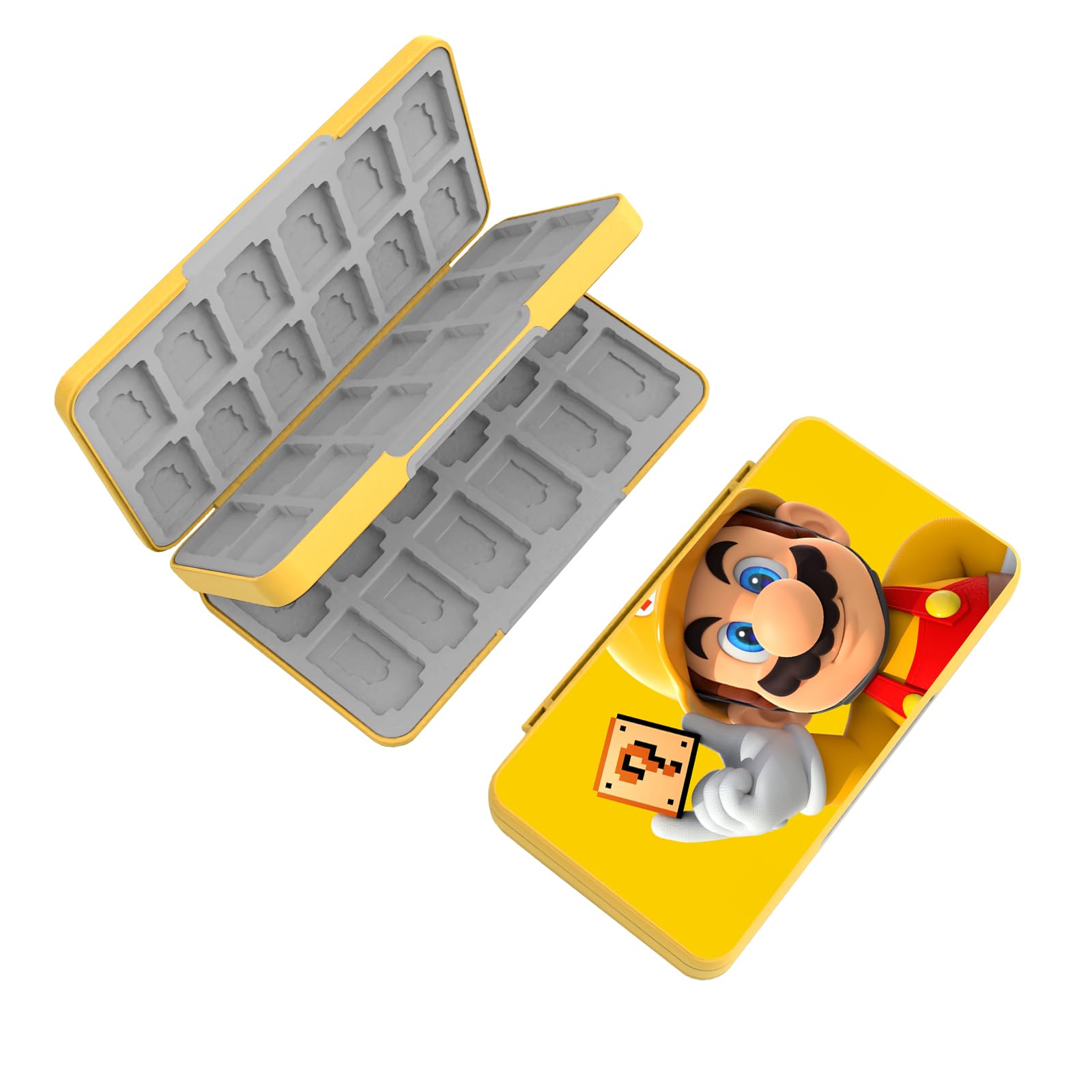Custodia per Schede di Gioco, Custodie Giochi per Switch, Switch Game Card Case, Con 48 Giochi Cartridge Slot & 48 SD Card Storage, Design Magnetico,Organizer Antiurto Resistente All'acqua (SC4802)