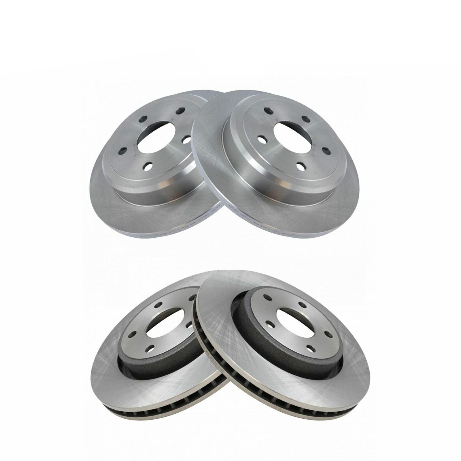 Amazon.com: Lsndqxf 4pcs Disc Brake Rotor Set Front Rear Left 