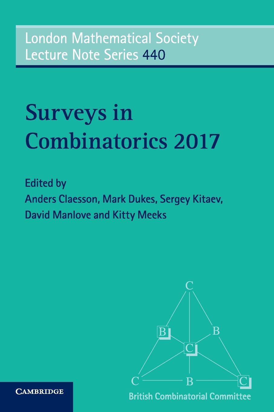 Cambridge University Press - Surveys in Combinatorics 2017 - Paperback Book