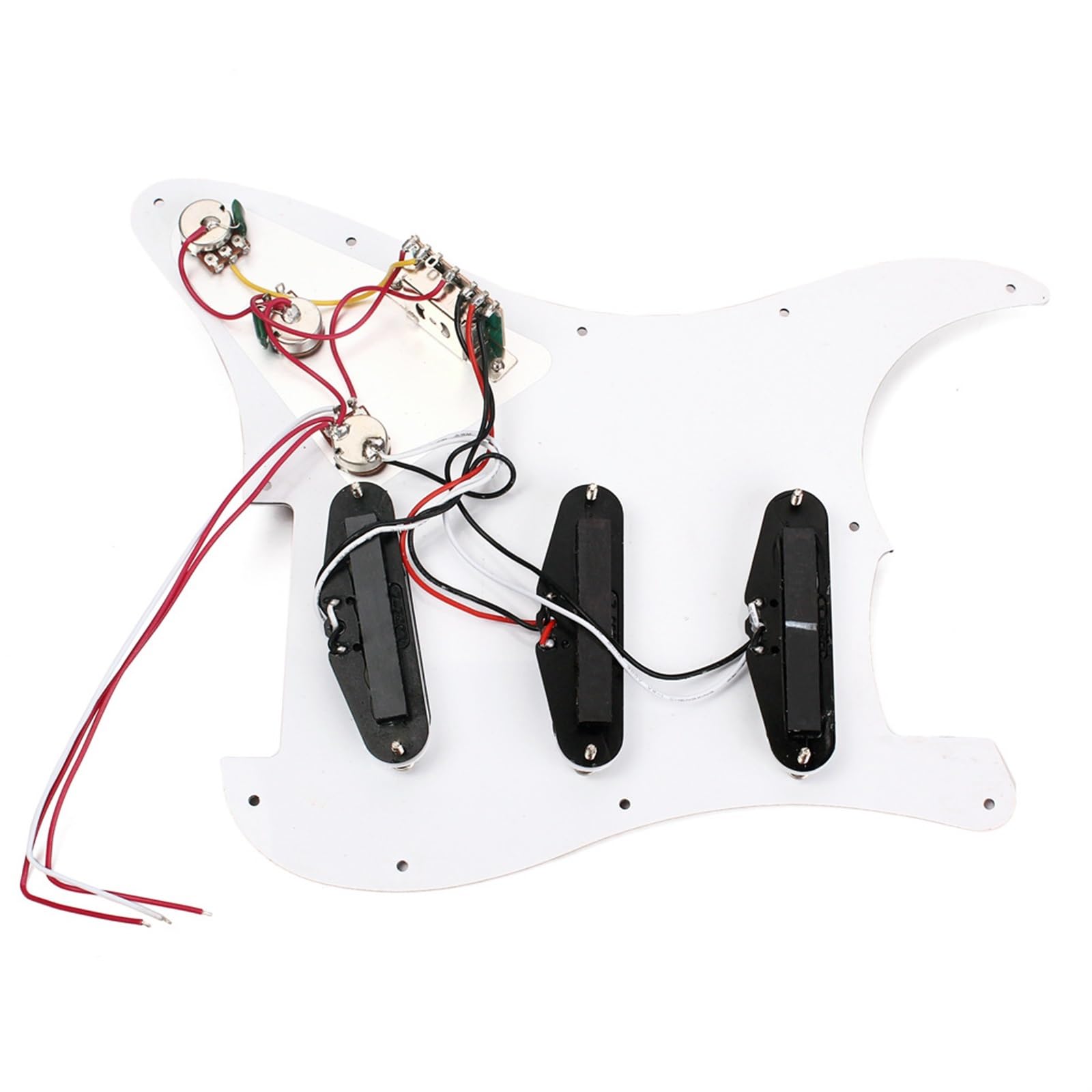 Protezione Superiore Per Chitarra Elettrica E Circuito Diviso Con Cinque Pickup E Un Set Completo Di Potenziometri Battipenna chitarra con pickup