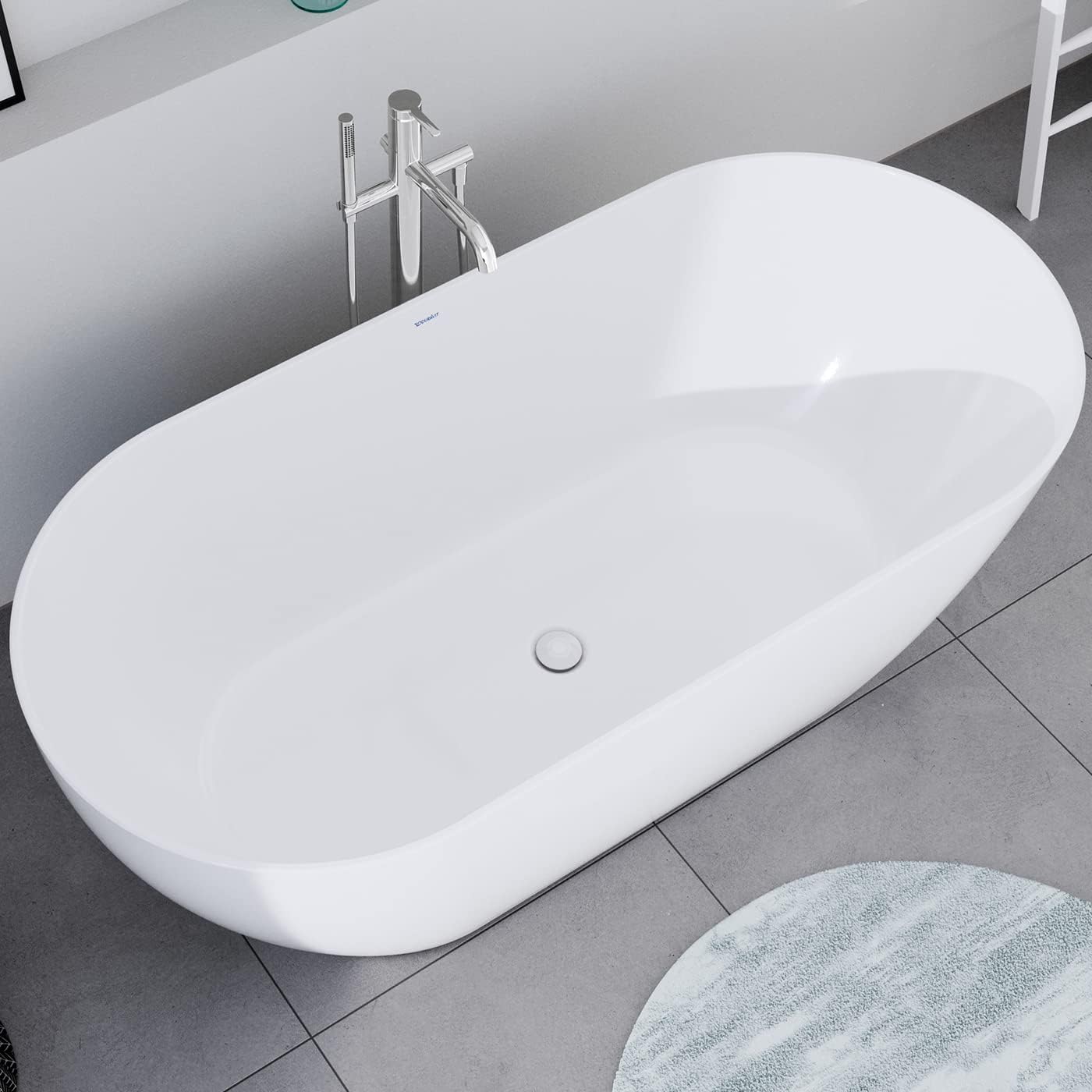 Freistehende Acryl Badewanne