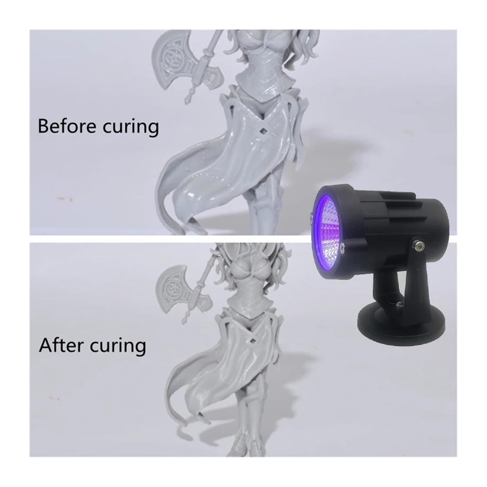 Światło UV, Lampa utwardzająca żywicę UV do drukarki 3D SLA/DLP/LCD zestalona żywica światłoczuła 405nm światło UV LED z wtyczką DIY utwardzanie