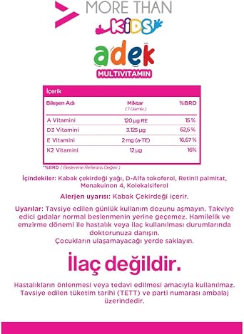 More Than Adek Kids Multivitamin Drops 30 ml