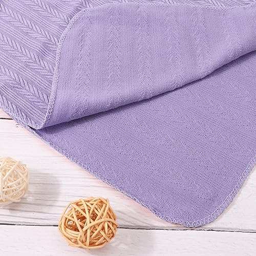 Image of AQOKKA Baby Swaddle Blankets with Bow Hat Mittens Set Wheat-Pattern Infant Receiving Blankets Swaddles for Newborns Unisex Toddler Swaddle Wrap Sets for Baby Girls Boys Nursery Warm Shower Gift