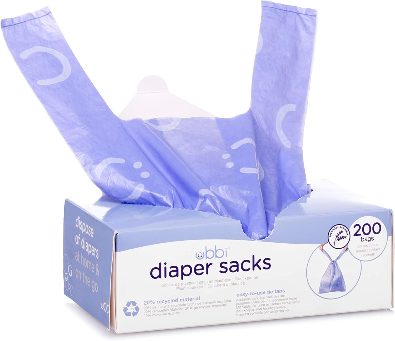 SZILBZ Baby Disposable Diaper Sacks Unscented Diaper