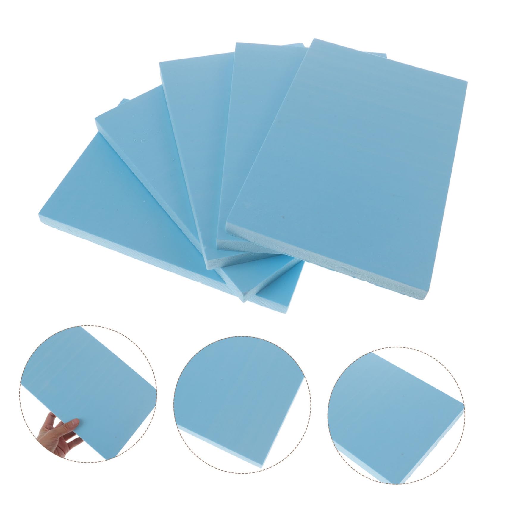 EXCEART 2piezas Tablero De Espuma Para Manualidades Foam Sheet Para Modelado y Escenas Para Proyectos Creativos y Decoraciones