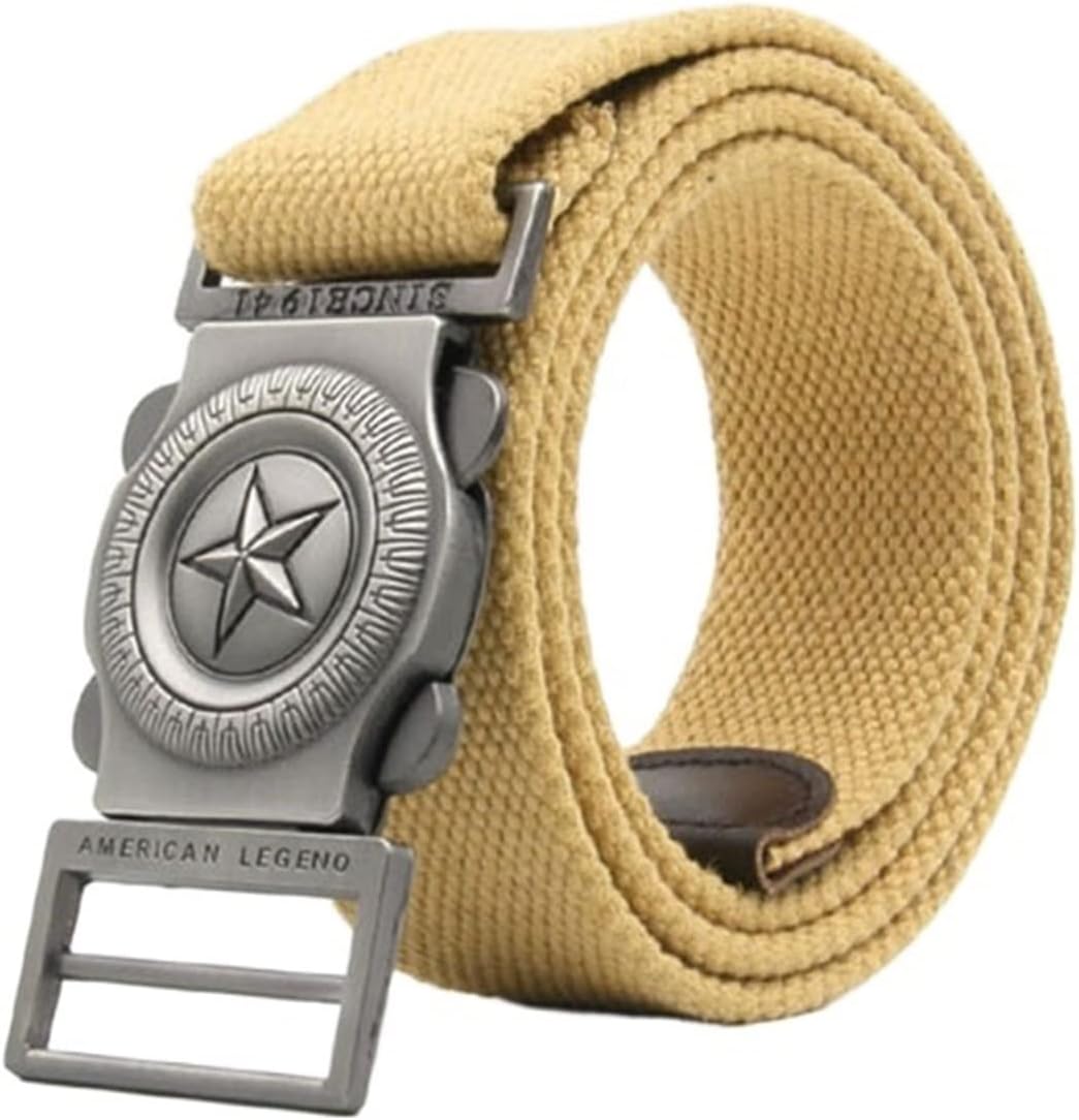 Outdoor Leisure Canvas Tactical Belt For Men And Women Trousers Suitable Rock Climbing Cycling 1Pcs