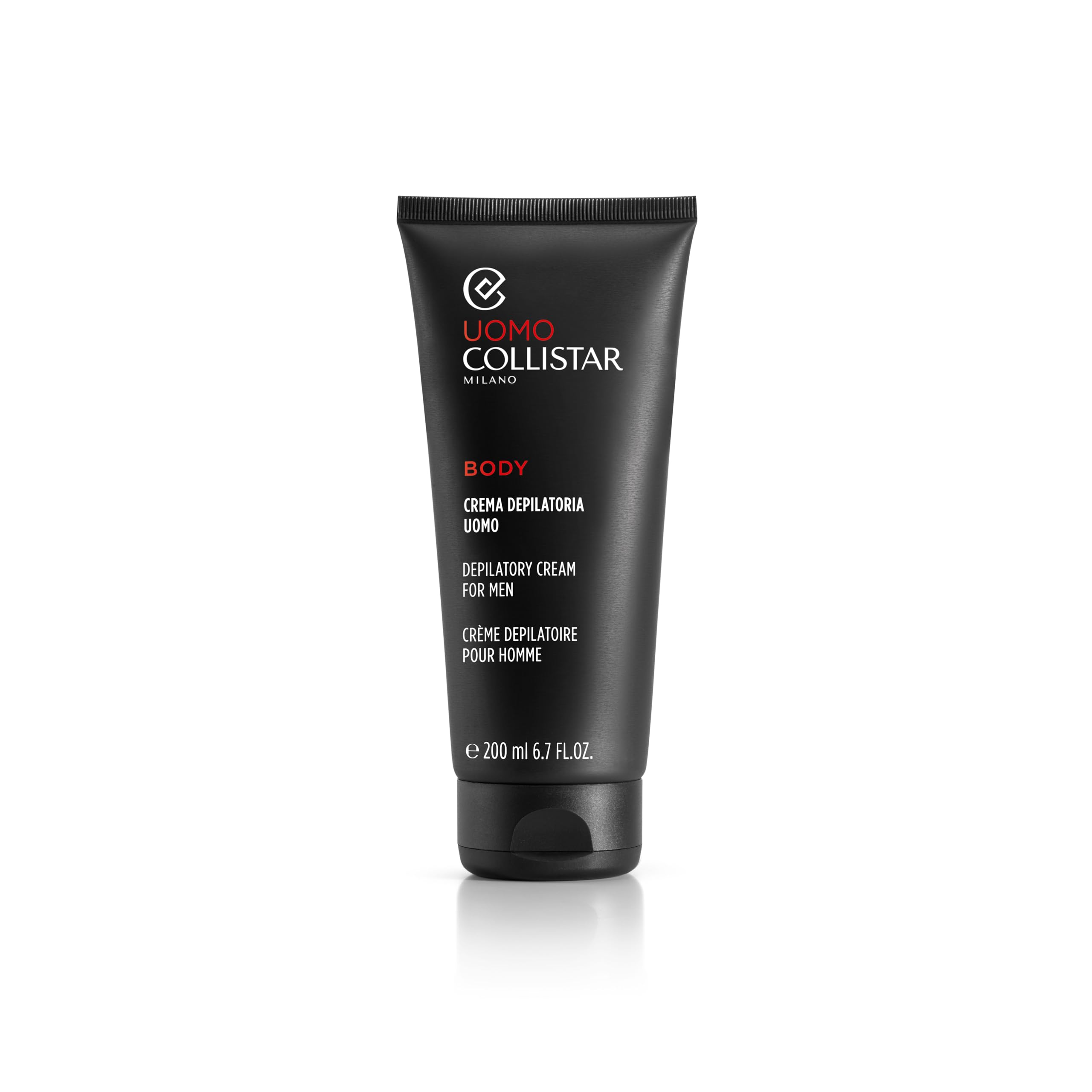 Collistar Krem do depilacji dla mężczyzn, usuwa włosy bez podrażnień, prosty i łatwy w użyciu, 200 ml