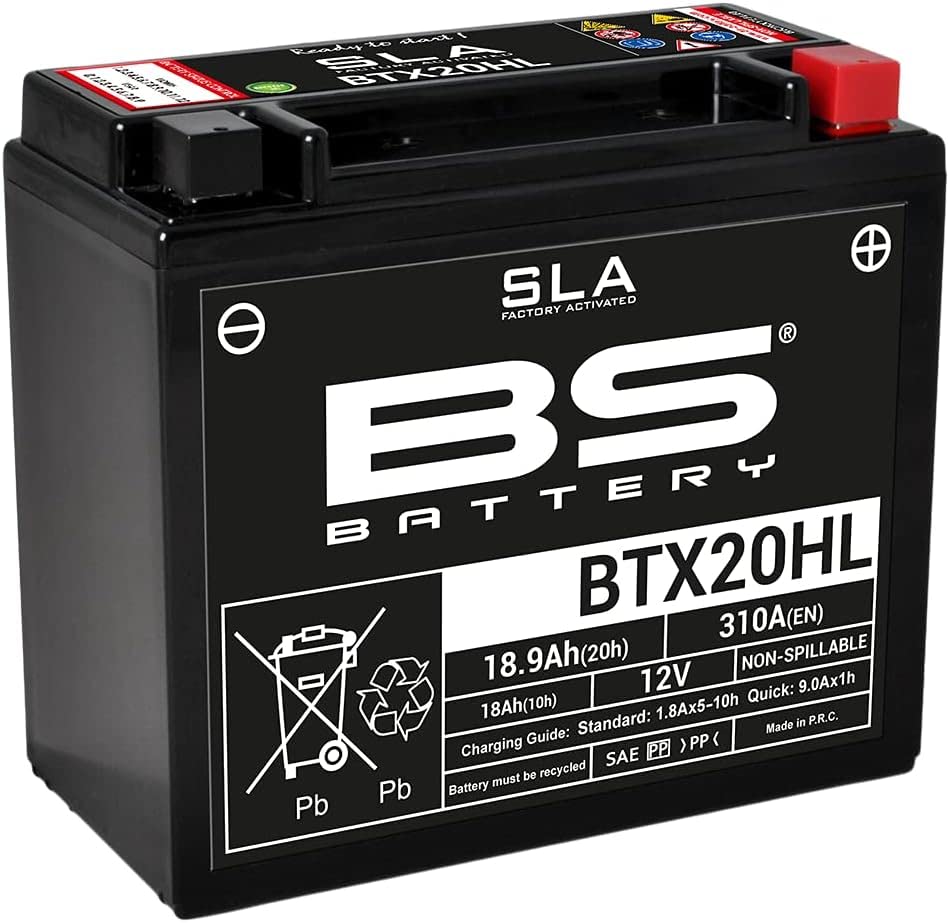 Bosch FA107 Batterie Moto AGM 12V 310A 18Ah - Compatible M6023 BTX20HL BTX20L-BS