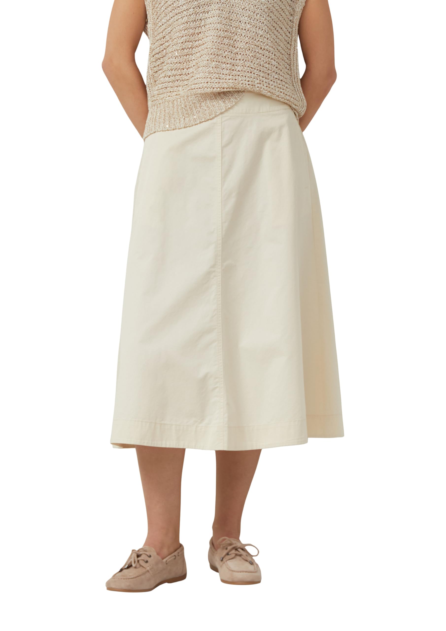 s.Oliver Women's 2176738 Midi Skirt, Cream, 20