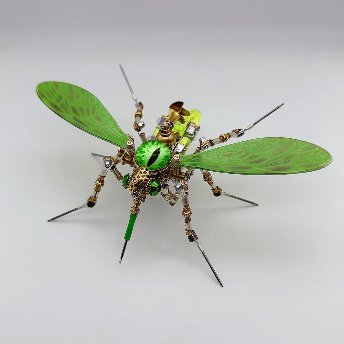 3D metalowe zestawy modeli komarów, puzzle dla dorosłych, steampunk, 3D, DIY, metalowy montaż, mechaniczne puzzle owadów, kreatywne dla dorosłych, 320 szt. +