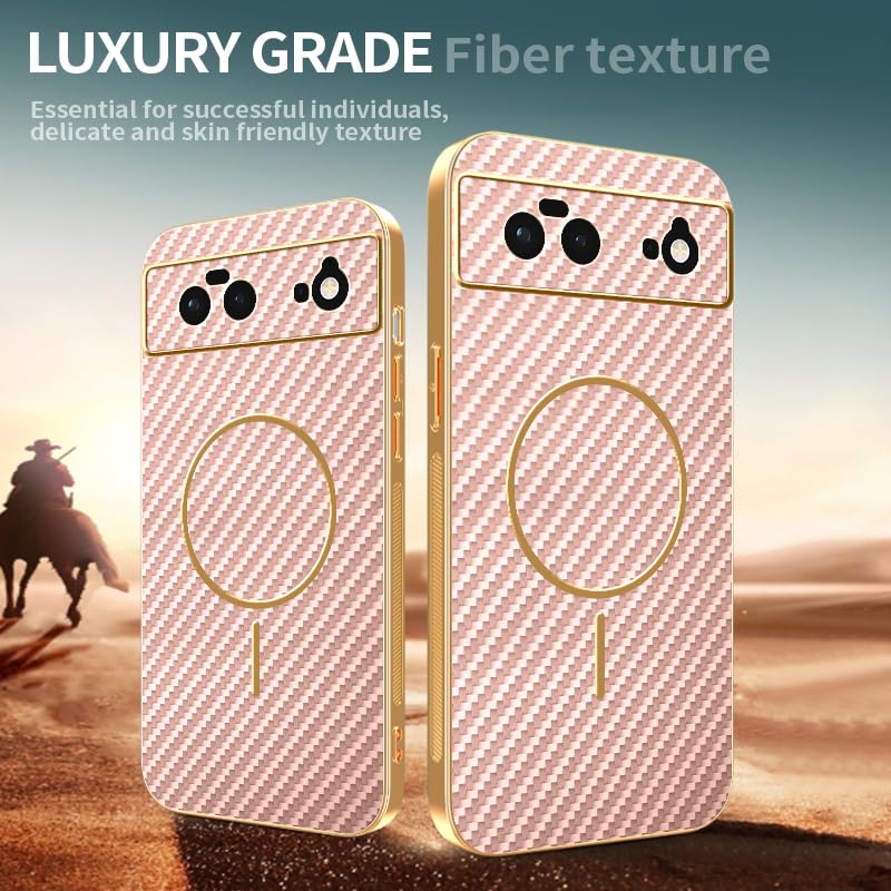 Coque Google Pixel 6 antichoc et mince avec texture fibre de carbone