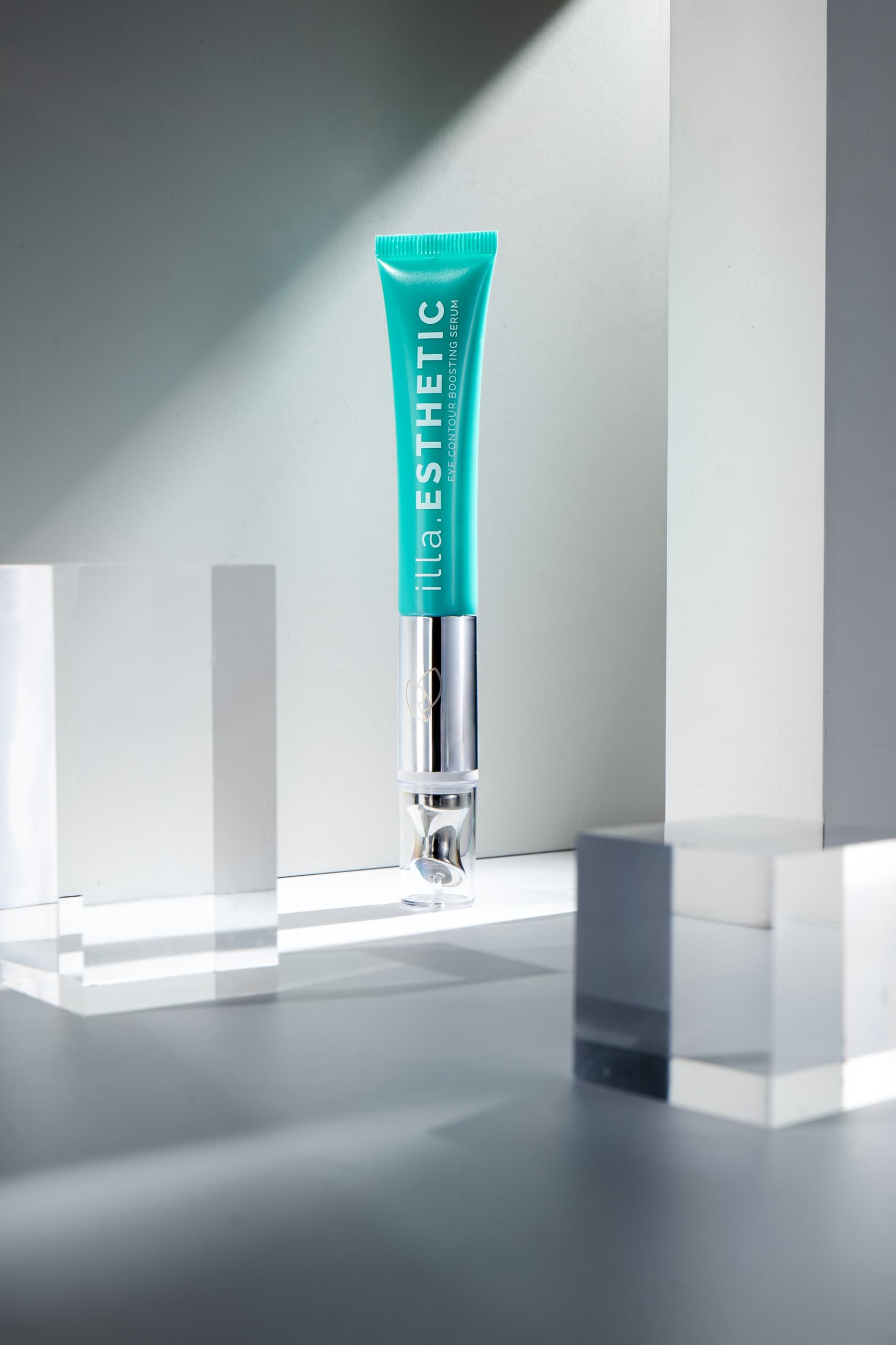 Evoepharm® illa.ESTHETIC Eye Contour Boosting Serum Verjüngendes Anti-Aging Augencreme Hyaluron | Antifalten Mikromassage Lifting Creme | Gegen Tränensäcke Lifting Creme | Ideal als Geschenk