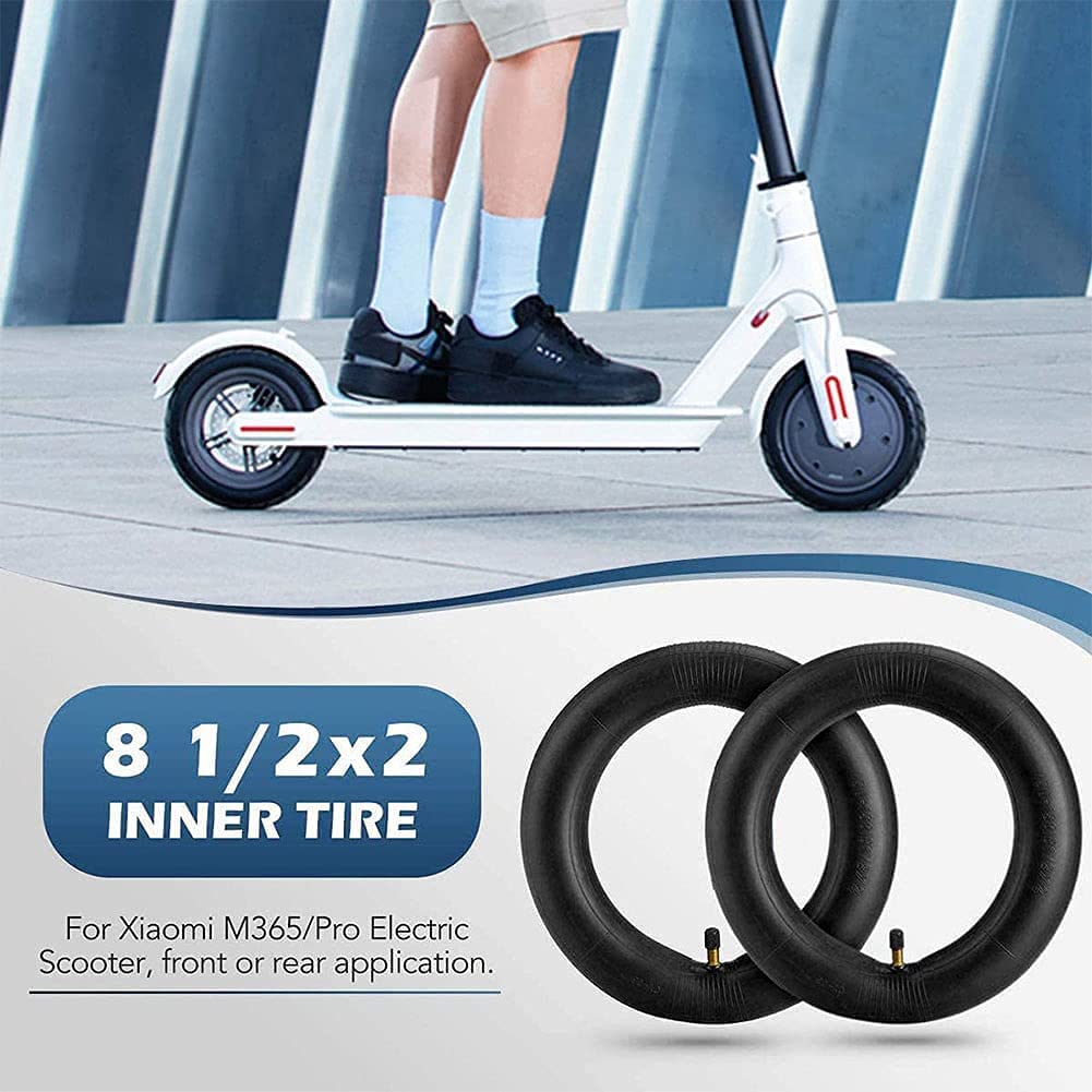 Pneu de Scooter électrique, pour Scooter électrique M365/Pro 8,5 Pouces épaissir Le Tube de Remplacement gonflé remplacer Le Tuyau 2 pièces