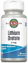 Kal Lithium Orotate, 120 Veg Caps