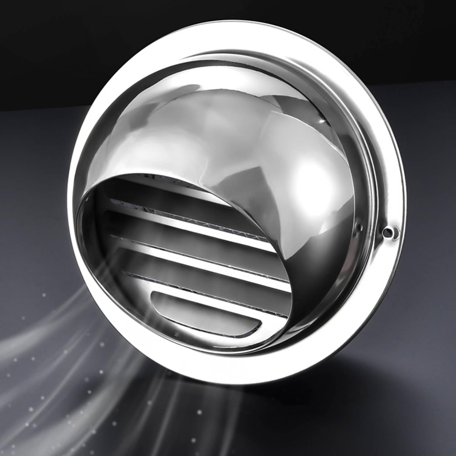 JvFbjLF Domestic/commercial Stainless Steel Ventilation Grille Duct Ventilation Fittings Wall Mounted Vents(120mm)