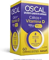 Os-Cal D - Cálcio 500mg + Vitamina D 400UI, 60 comprimidos