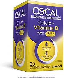 Os-Cal D - Cálcio 500mg + Vitamina D 400UI, 60 comprimidos