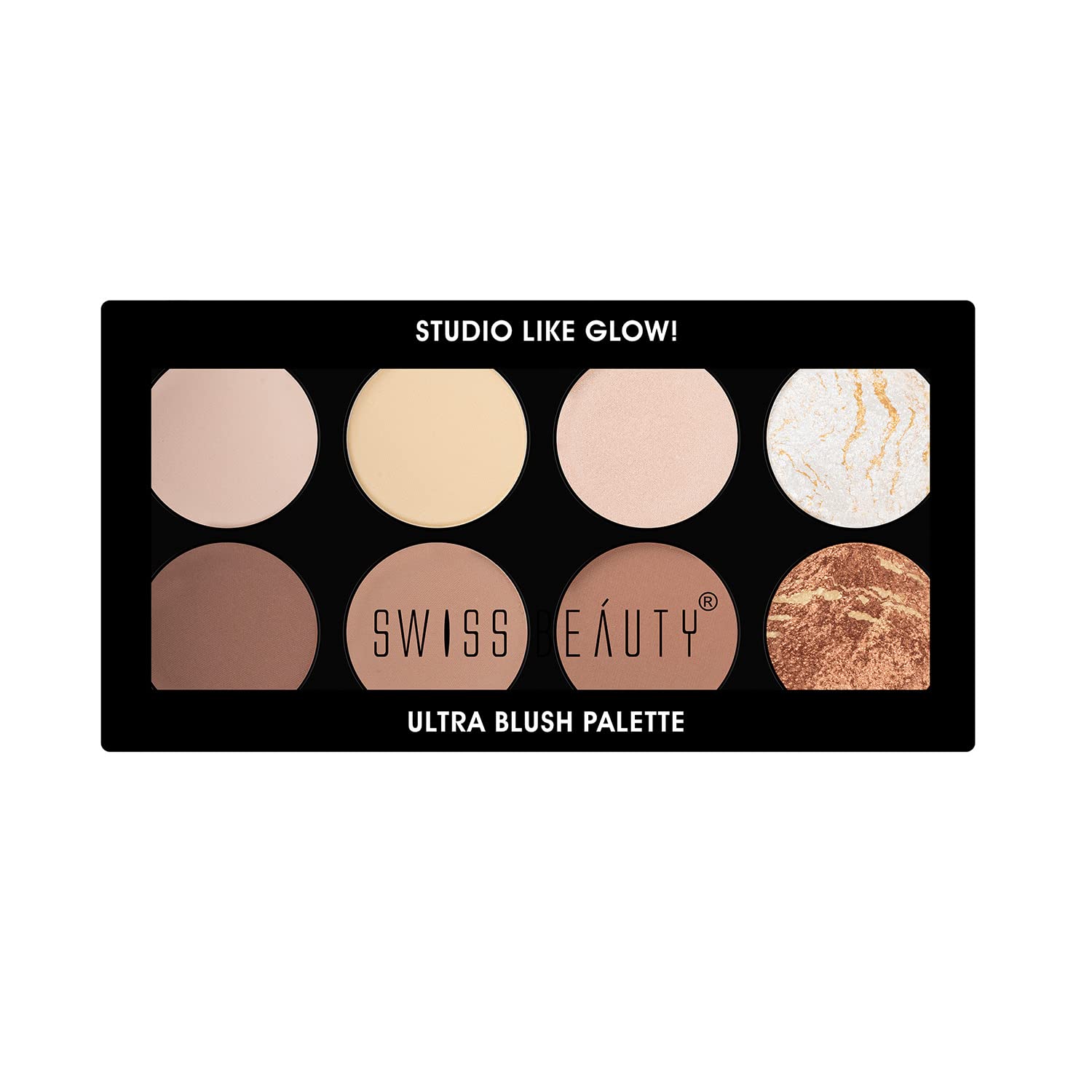 Swiss Beauty Ultra Blush Palette With Highly Blendable Shades | Pigmented Blusher For A Natural Flush | Shade-4, 16Gm|