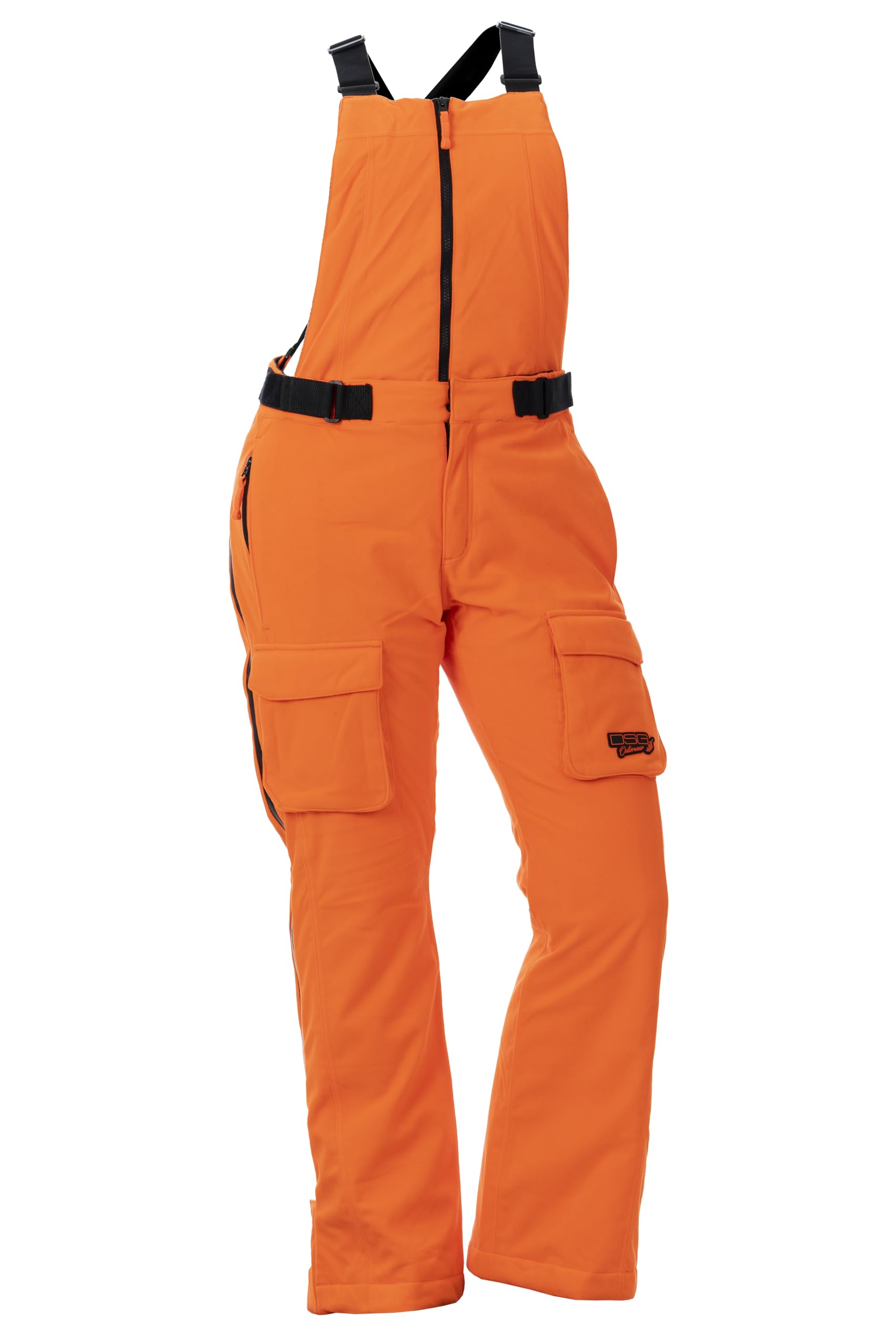 DOING SOMETHING GREAT Kylie 5.0 Camouflage Drop Seat Hunting Bibs for Women, DWR Waterproof, Thin Profile 120g Insulated