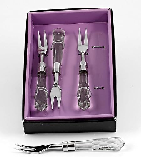 Miniatura 2 de Barski - Juego de cubiertos de tenedor para frutas, postres, pasteles, tenedores para degustación de aperitivos, acero inoxidable con mango de