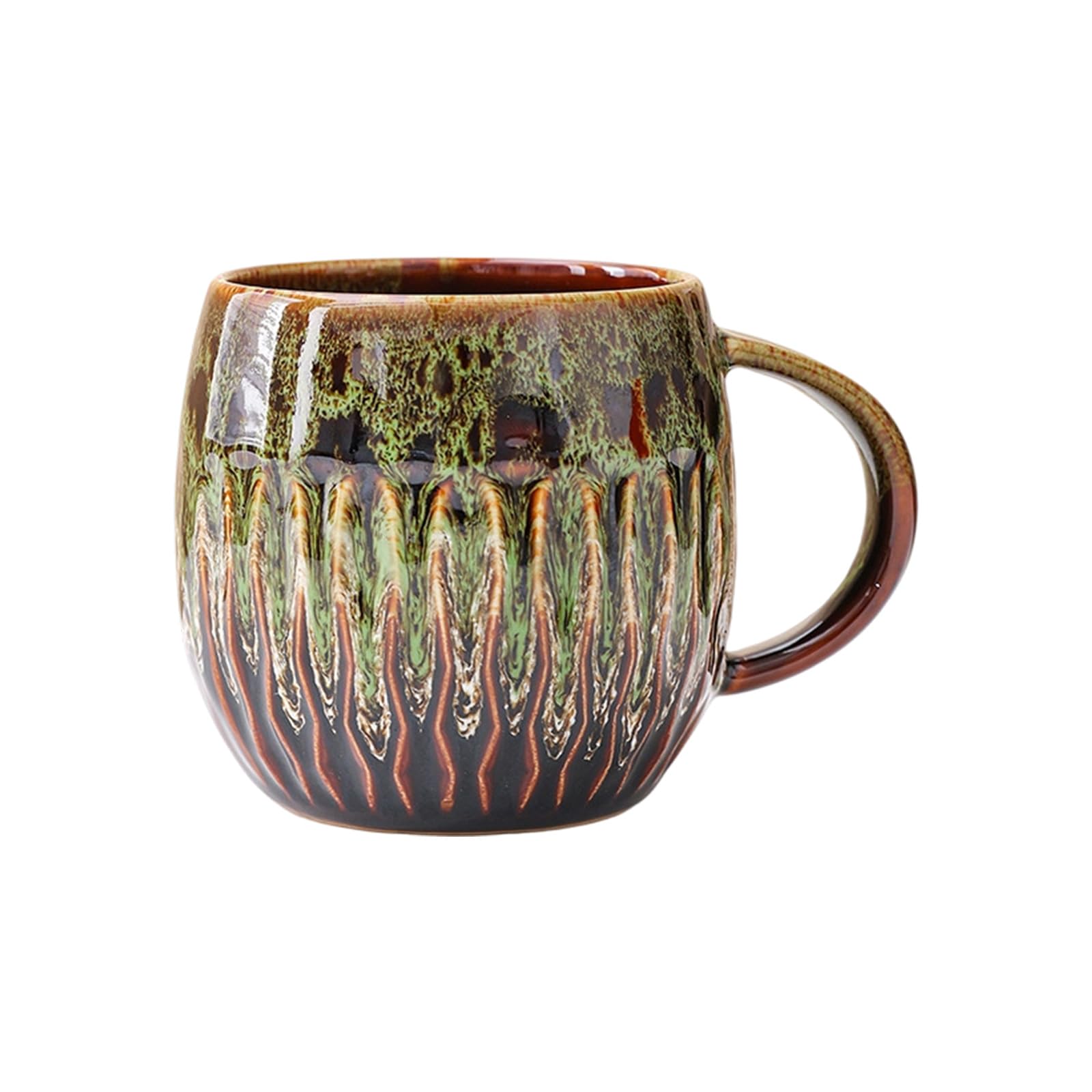 Buxuaaaa 20Oz Porcelain Coffee Cup Large Ceramic Mug with Ergonomic Handle Glazed Stonewares Drinkware for Beverages Microwave Safe Cup