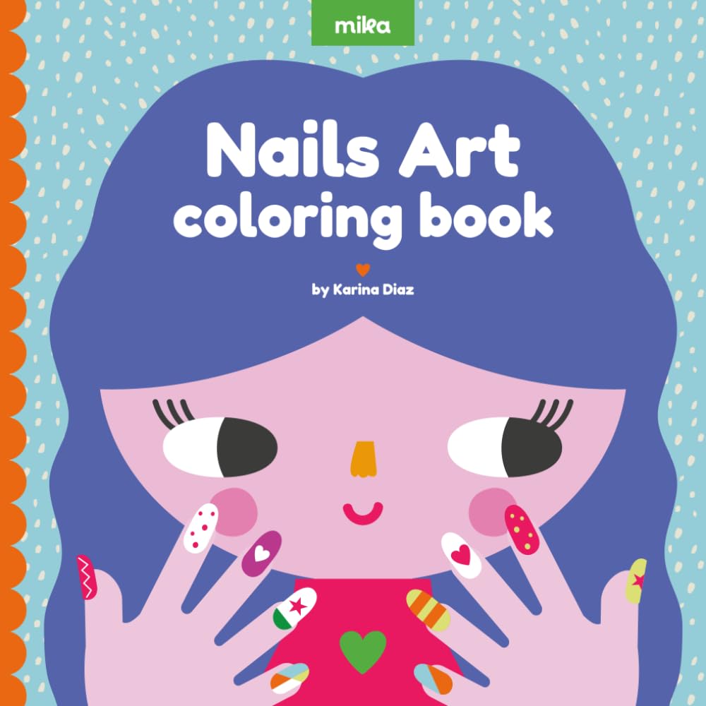 Nail Art: coloring book