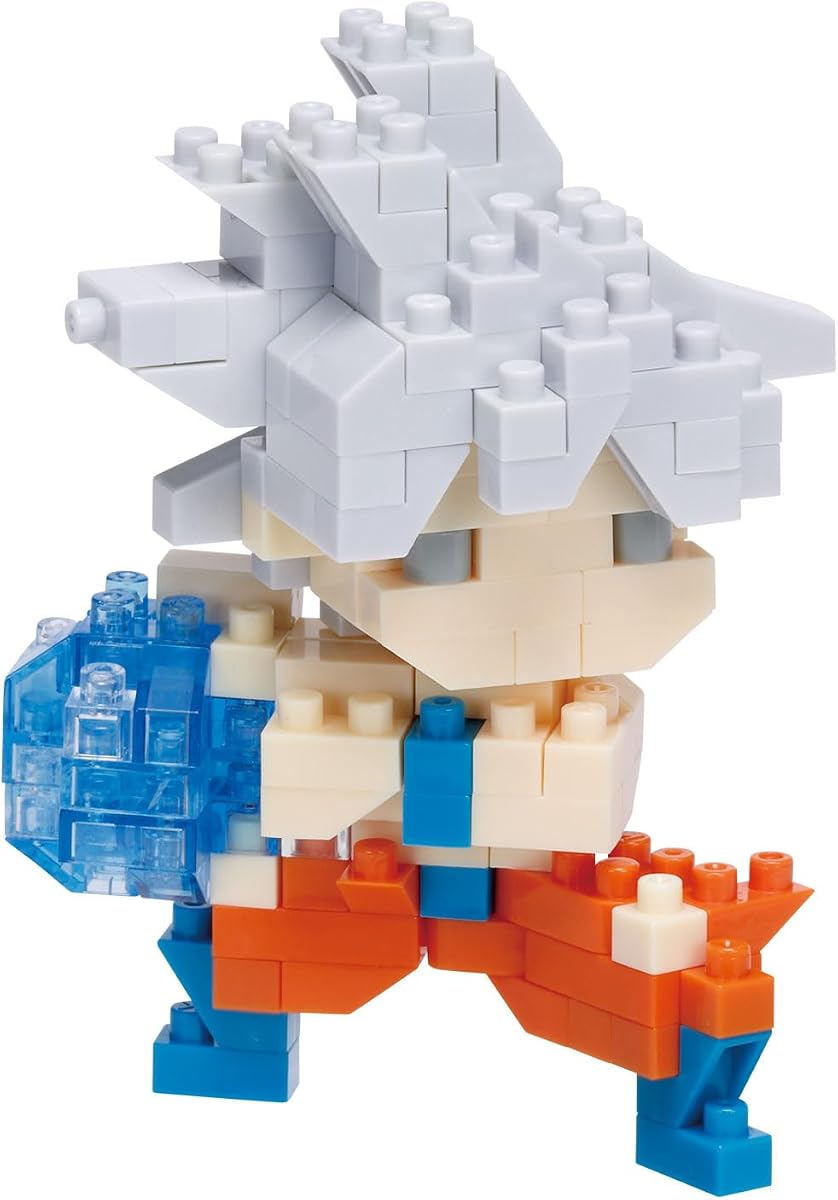 nanoblock - Dragon Ball Super - Ultra Instinct Son Goku, Character Collection Series Building Kit