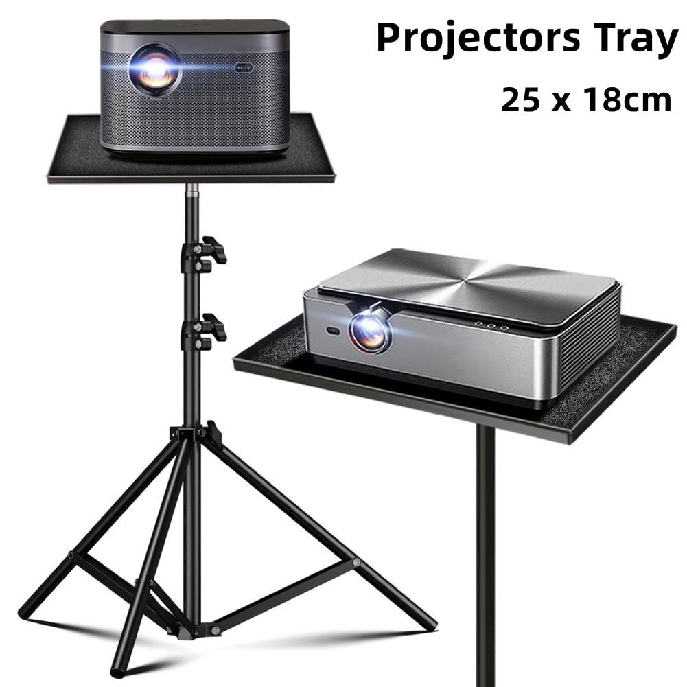 Whychstore Vassoio per proiettori di schede audio, supporto stabile del supporto del treppiede con vite di conversione da 1/4
