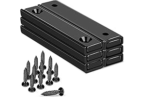 LOVIMAG Neodymium Outdoor Magnets: 60x13.5x5mm Rectangular Pot Magnets for Durable Magnetic Catch and Mounting