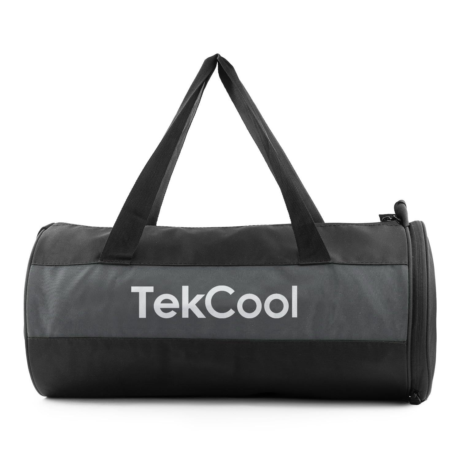 Gym Bags for Men with Separate Shoe Compartment Unisex Duffle Bag for Carry & Travel Adjustable for Shoes Towel Duffel Sports Bag for Women & Men 20L - Black Grey'-image-40